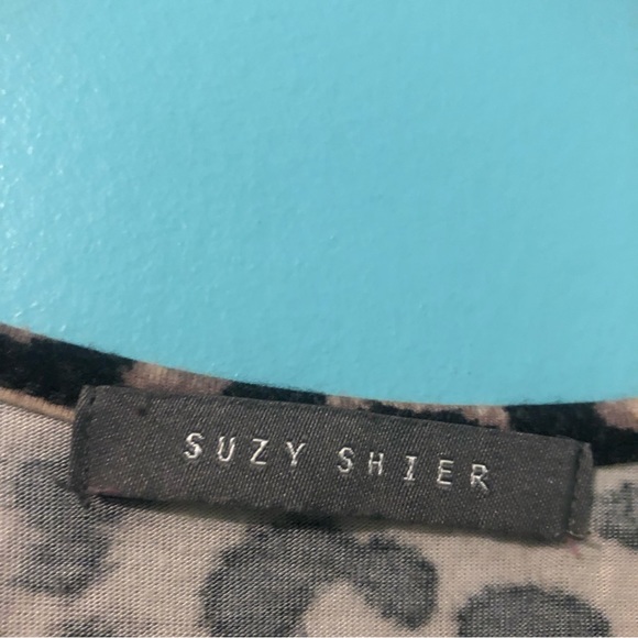 3/40$ Suzy Shier - Leopard Pattern 3/4 Sleeve - Picture 5 of 5